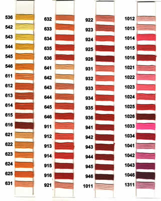 Soie D Alger Colour Chart