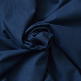 Jersey tissu coton bio bleu foncé