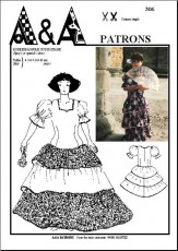 Gypsy's or spanish's dress P306