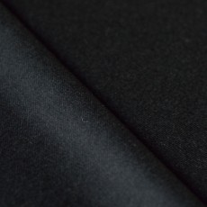 Tissu flanelle laine noire luxe