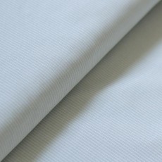 Tissu popeline coton Bio vert amande rayé pour salopette, bloomer, chemise