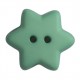 Bouton étoile 15 mm vert