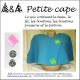 kit Petite cape bleue et rose