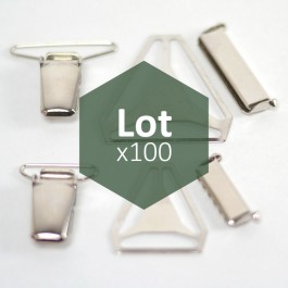Lot 100 pièces accessoires pour bretelles 24 ou 36 mm - 1er prix