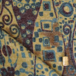 Tissu maille à motifs ethnique pour la couture d'hiver