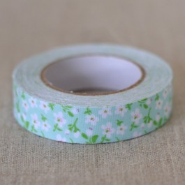 Fabric tape vert menthe vintage