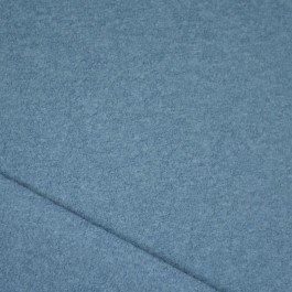 Laine bouillie bleu gris au mètre de luxe pour la couture de manteau