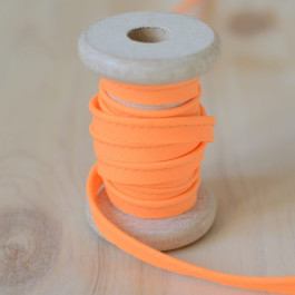 Passepoil orange fluo à coudre coton