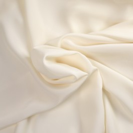 Tissu crêpe ivoire robe de mariée polyester