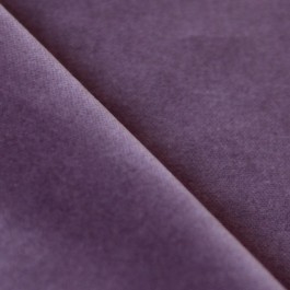 Tissu velours de coton violet aubergine