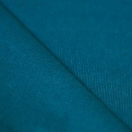 Tissu velours milleraies bleu canard 100% coton