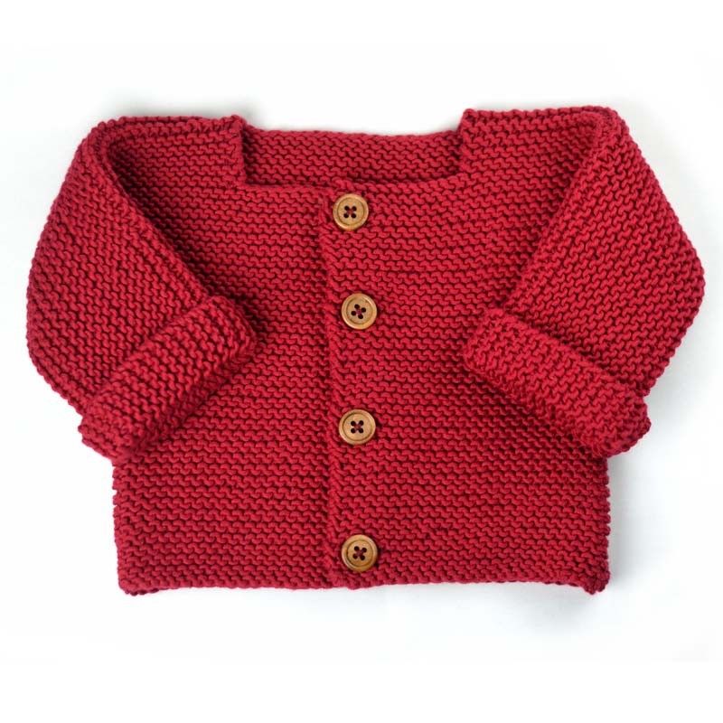 cardigan bebe fille a tricoter