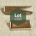 Clips de réglage de bretelle haut de gamme 25 ou 36 mm lot de 100 pièces