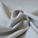 Tissu style lainage oxford piqué coton Bio gris