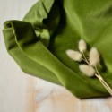 Tissu velours jersey éponge nicky vert avocat coton Bio