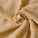Tissu lin et coton crepon rayure jaune ocre