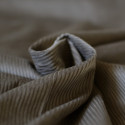 Tissu velours côtelé beige coton 