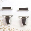 Pinces et clips de réglage 1er prix pour bretelles 24, 30 et 36 mm par lot de 2