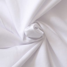 Jersey de coton bio blanc