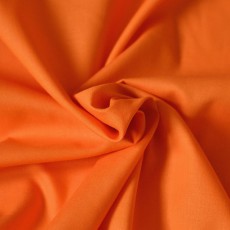 Tissu 100% coton orange au mètre