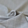 Tissu flanelle gris clair et blanc en coton et polyester recyclé, fluide et doux