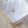 Tissu broderie anglaise blanc haute couture