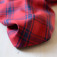 Tissu chemise flanelle tartan rouge et bleu au mètre chemise