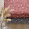 Tissu voile de coton Biologique à fleurs au mètre pas cher