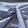 Tissu voile de coton fleuri bio pas cher au mètre fleuri bleu jean