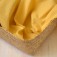Tissu voile de coton jaune moutarde