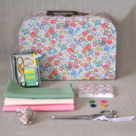 Kit couture grande valise fleurie
