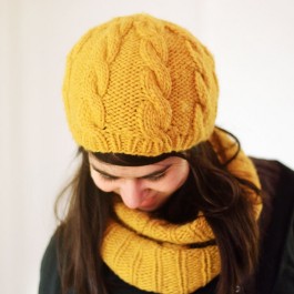 Modèle à tricoter bonnet Marta