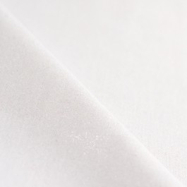 Tissu au mètre tissu pailleté lin et viscose brillant blanc lamé