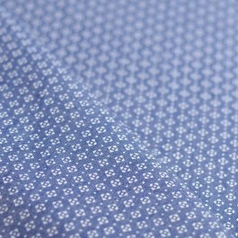 Joli tissu chambray jean imprimé
