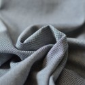 Tissu style lainage oxford piqué coton Bio bleu marine
