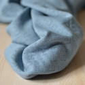 Jersey bleu clair pointelle coton Bio | Mind the Maker