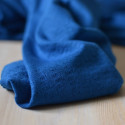 Jersey bleu roi pointelle Coton Bio | Mind the Maker