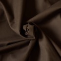 Tissu toile de coton marron
