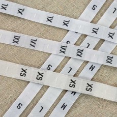 Adults size woven labels
