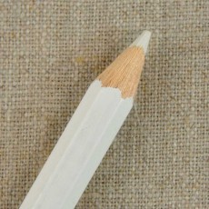 Crayon à tissu craie blanc/rouge