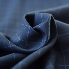 tissu à carreaux écossais couture au mètre en 100% coton bio