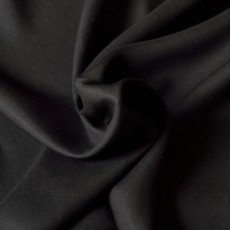 Tissu lyocell noir au mètre
