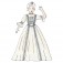 Patron couture robe princesse marquise enfant 4 à 10 ans