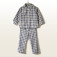 Patron pyjama enfant classique Martinet carreaux col arrondi du 2 au 16 ans