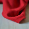 Lainage rouge drap de laine manteau haute couture au mètre