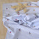 Tissu rayures bleues bateaux à voile coton BIo couture bébé enfant