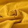 Tissu velours côtelé au mètre jaune moutarde