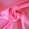 Coton à pois framboise sur fond rose clair bonbon  Frou Frou
