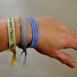 The guests wristbands