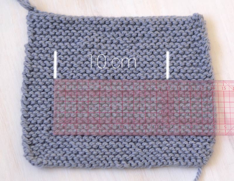 tricot échantillon laine numéro 5 Fonty